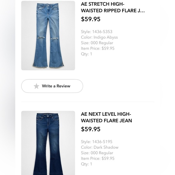 american eagle jeans - Picture 4 of 5